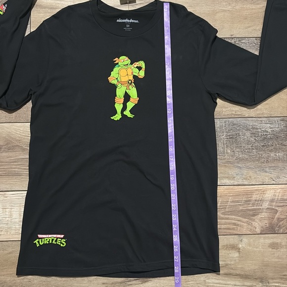NWT TMNT Teenage Mutant Ninja Turtles Long Sleeve Shirt Medium - Picture 8 of 10